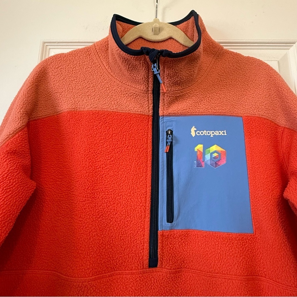 Cotopaxi Abrazo Half Zip Fleece Sweatshirt Women L Lightweight Nectar Canyon - Picture 4 of 15